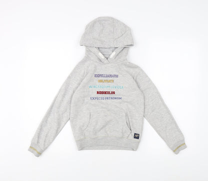 Marks and Spencer Boys Harry Potter Hoodie, Grey, 8-9 Years