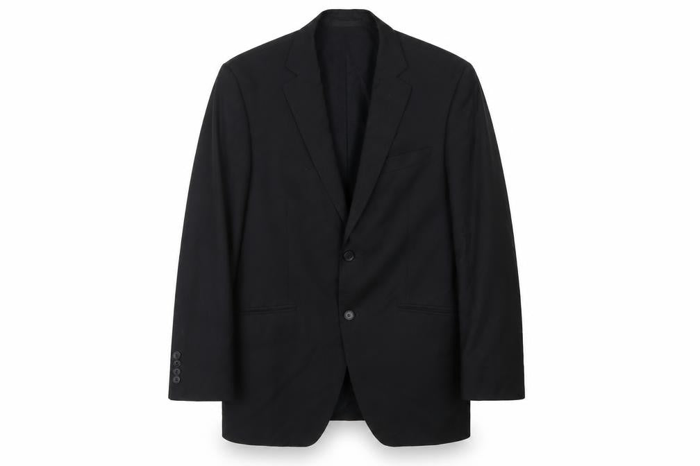 Marks and Spencer Black Wool Travel Blazer M