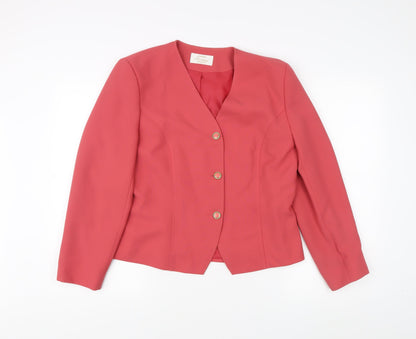 Eastex Heirloom Pink Blazer - Women Size 14