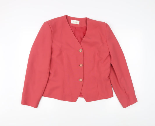 Eastex Heirloom Pink Blazer - Women Size 14