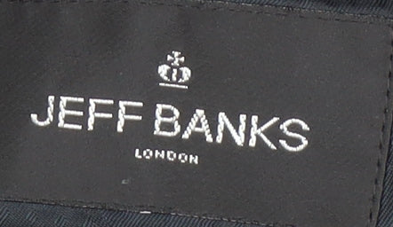 Mens UK Size 46 Jeff Banks Regular Grey Suit Jacket