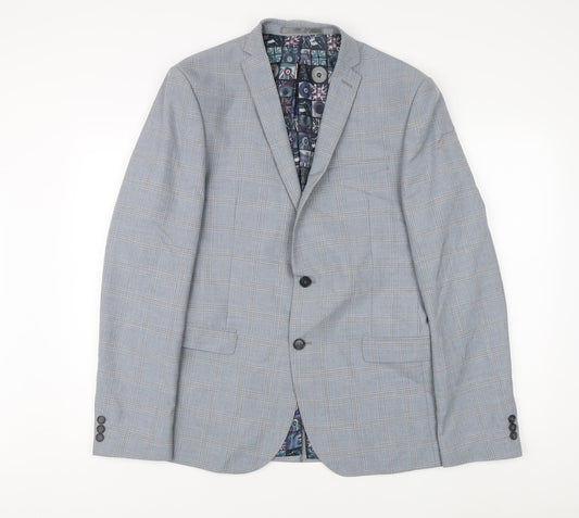 Mens UK Size 42 Ben Sherman Regular Grey Suit Jacket