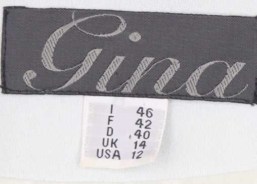 Womens UK Size 14 Gina  White Suit Jacket