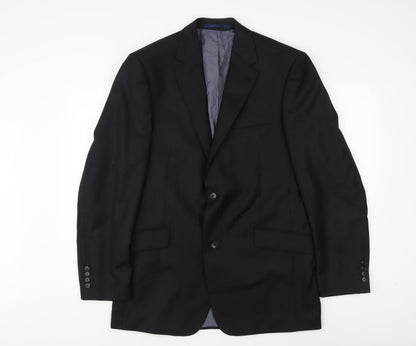 Mens UK Size 42 Daniel Hechter Regular Black Suit Jacket