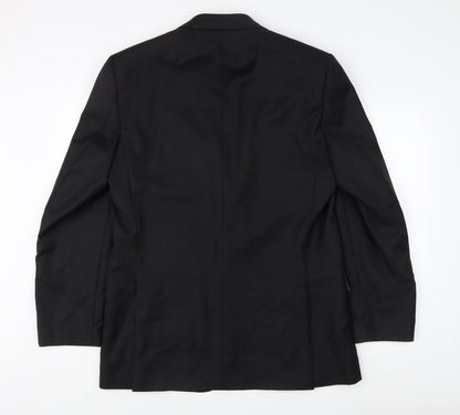 Mens UK Size 42 Daniel Hechter Regular Black Suit Jacket