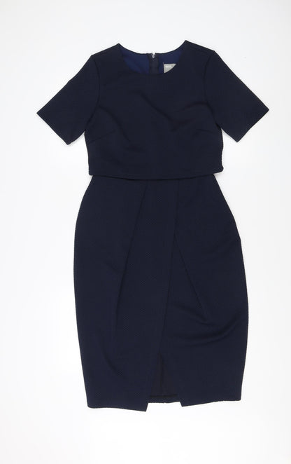 ASOS Women's Blue Pencil Dress Size 10 Formal