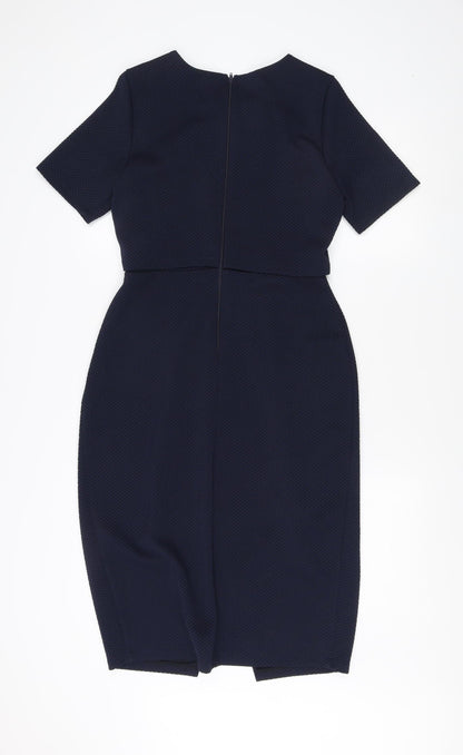 ASOS Women's Blue Pencil Dress Size 10 Formal