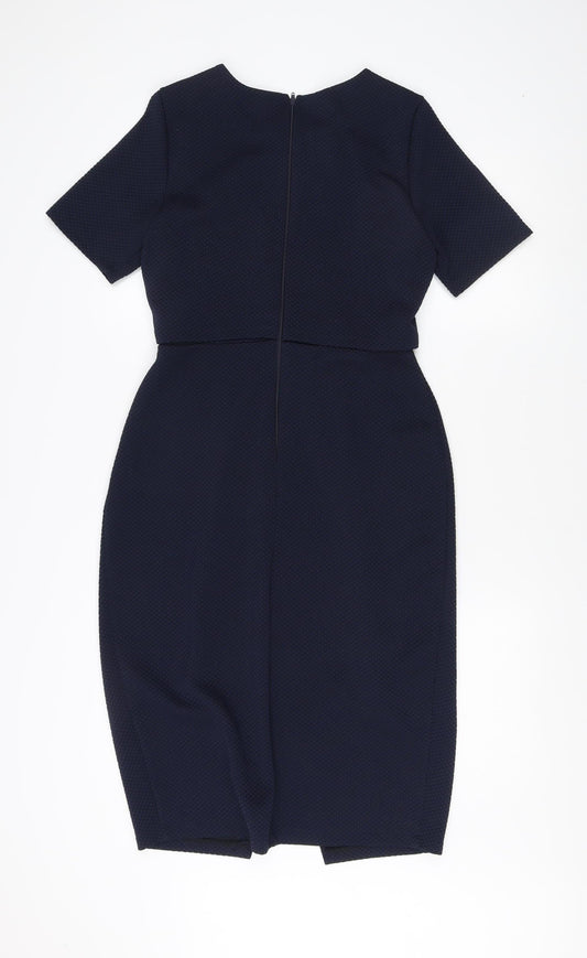 ASOS Women's Blue Pencil Dress Size 10 Formal