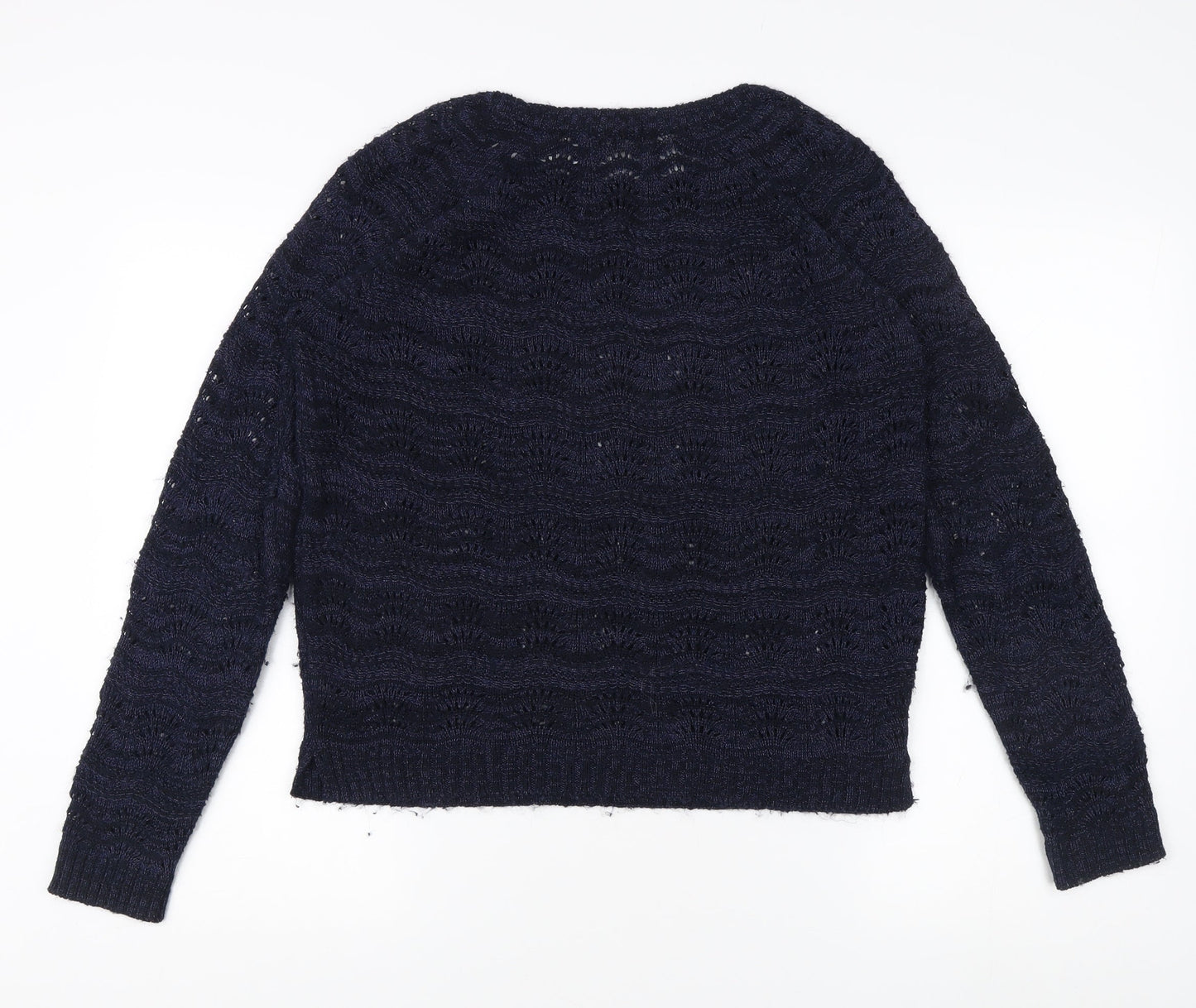 Womens UK Size 14 Marks and Spencer Blue Pullover Jumper