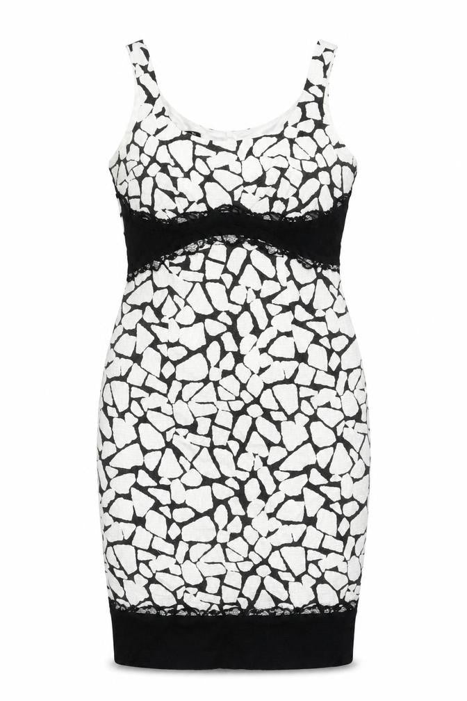 GOLD Women's Geometric Sheath Dress Size 10
