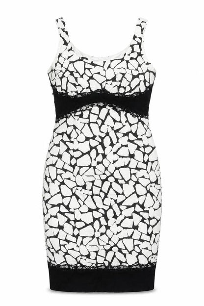 GOLD Women's Geometric Sheath Dress Size 10