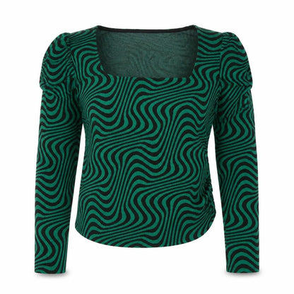 Womens UK Size S Zara Multicoloured Basic Blouse