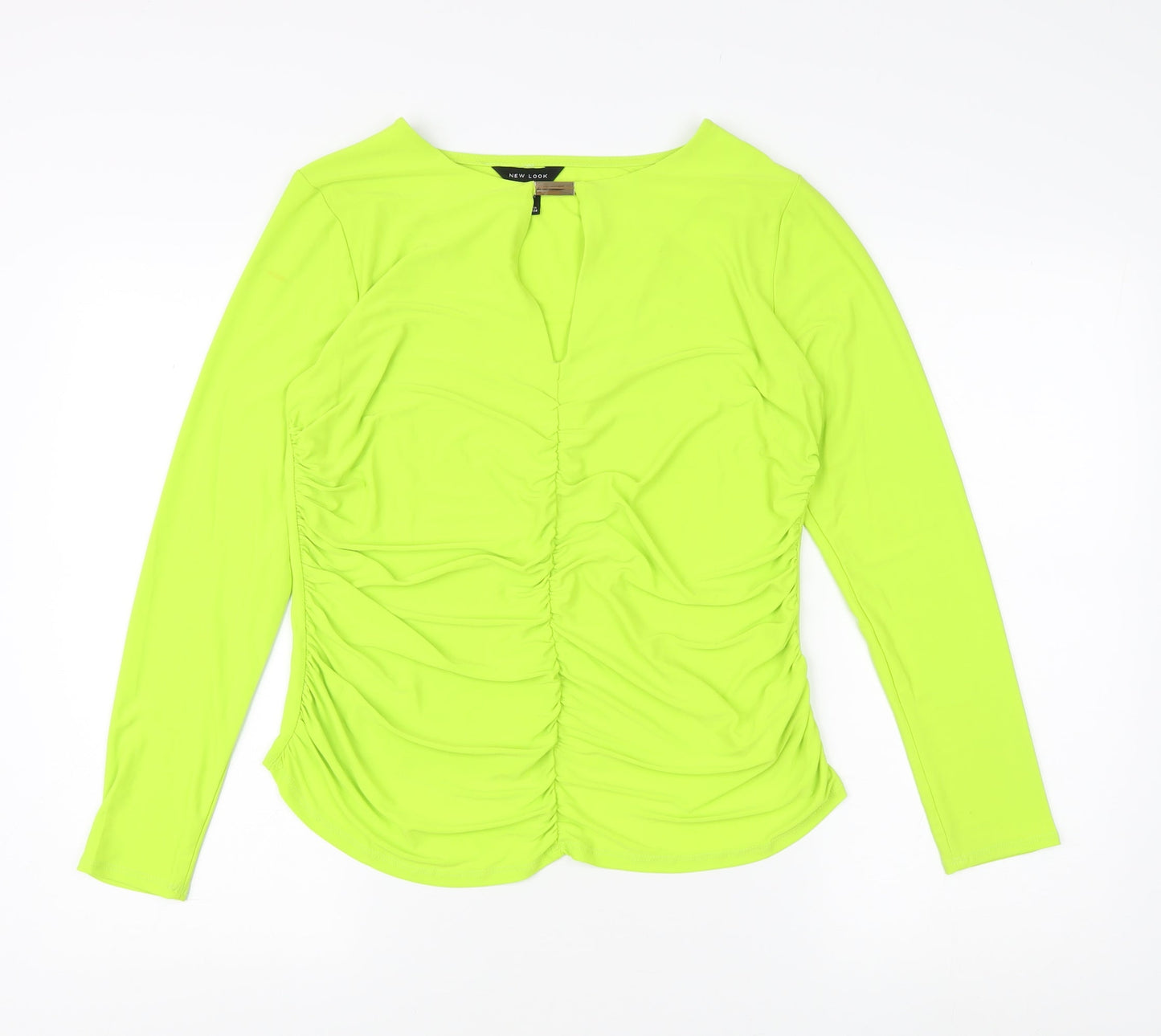 New Look Women's Green Long Sleeve Top Size 16