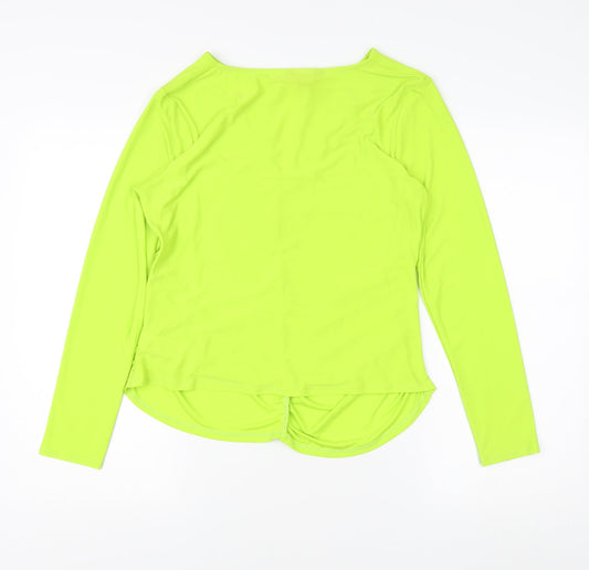 New Look Women's Green Long Sleeve Top Size 16