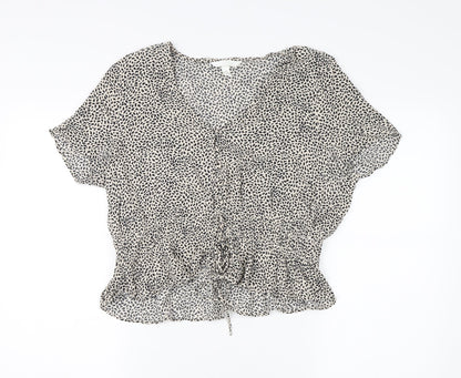Womens UK Size 16 H&M Multicoloured Basic Blouse