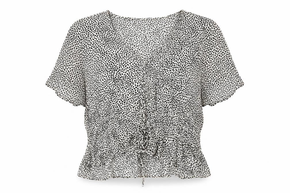 Womens UK Size 16 H&M Multicoloured Basic Blouse