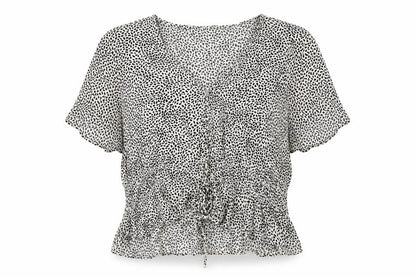 Womens UK Size 16 H&M Multicoloured Basic Blouse