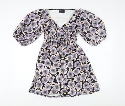 ASOS DESIGN Women's Floral Petite A-Line Dress