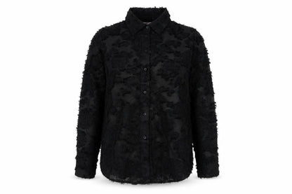 Womens UK Size 12 H&M Black Basic Blouse