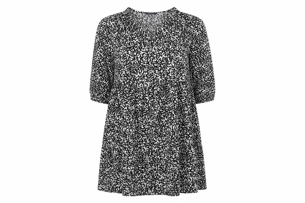 Marks and Spencer Women's Black Animal Print Dress