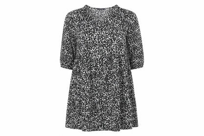 Marks and Spencer Women's Black Animal Print Dress