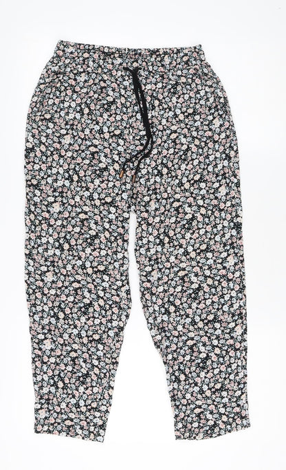 New Look Women's Floral Jogger Trousers Size 8