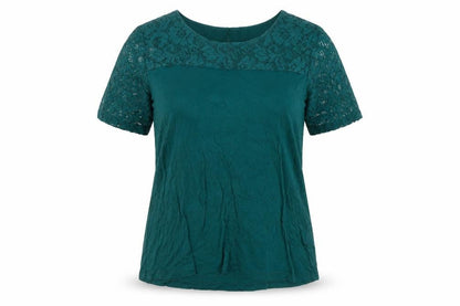 Womens UK Size 14 NEXT Green Basic Blouse