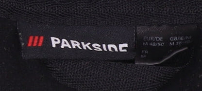 PARKSIDE Men's Black 1/4 Zip Sweatshirt M