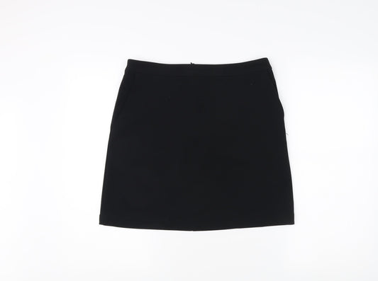 Next Women's Black Pencil Skirt, Size 10, Elegant Style
