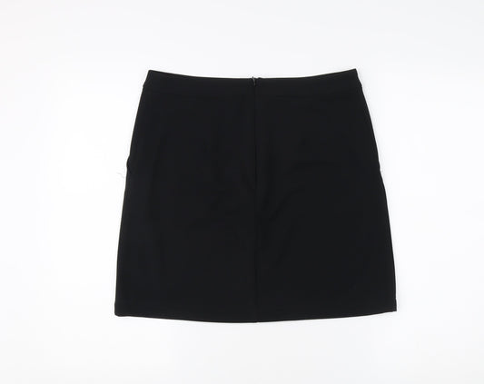 Next Women's Black Pencil Skirt, Size 10, Elegant Style