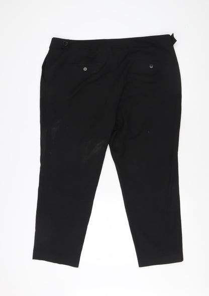 Womens UK Size 18 Plus NEXT   Black Trousers