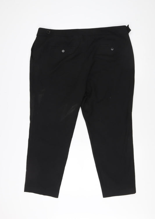 Womens UK Size 18 Plus NEXT   Black Trousers