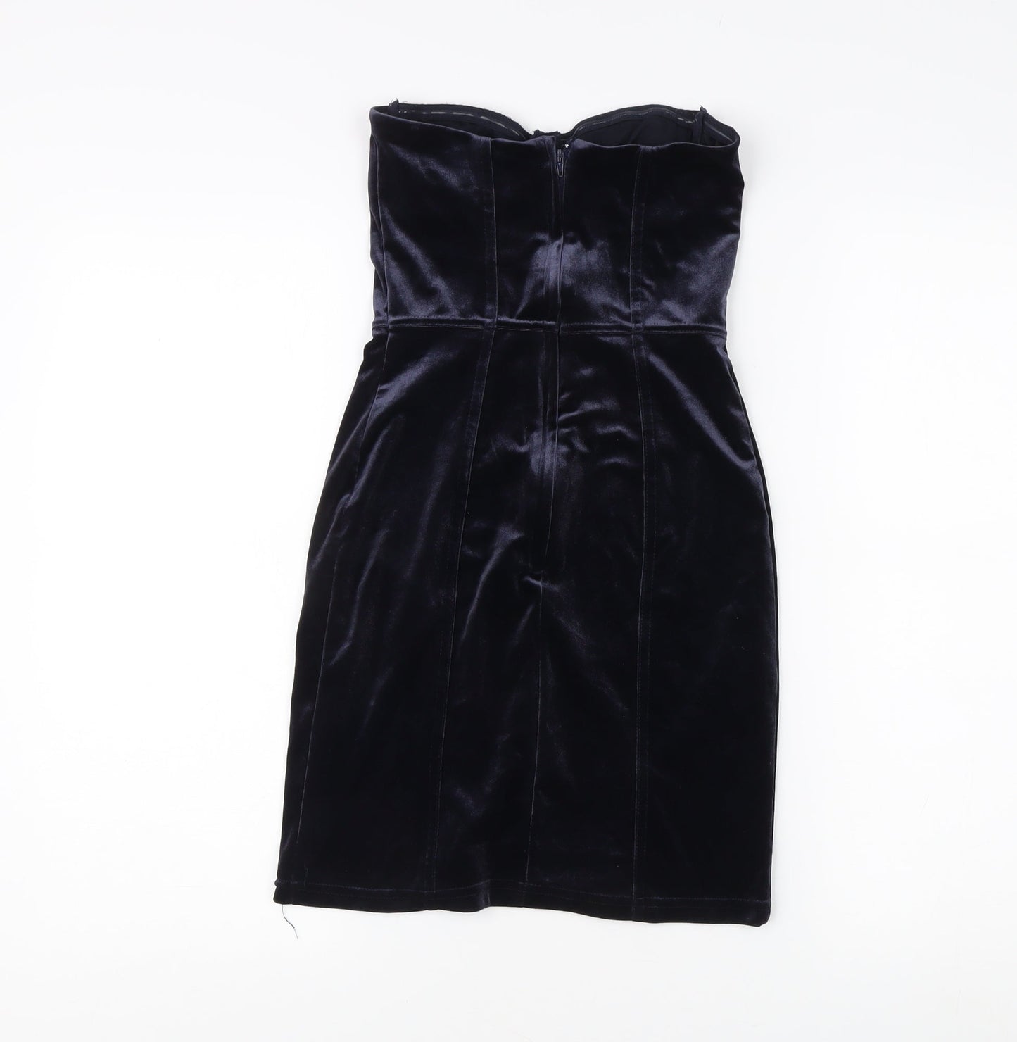 H&M Women's Black Bodycon Knee Length Dress Size 6