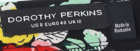 Dorothy Perkins Women’s Floral Skirt, Multicoloured, Size 12