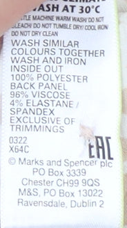 Womens UK Size 20 Marks and Spencer Beige Basic Blouse