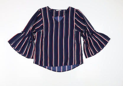 Marks and Spencer Women's Blue Striped Tunic, Size 12