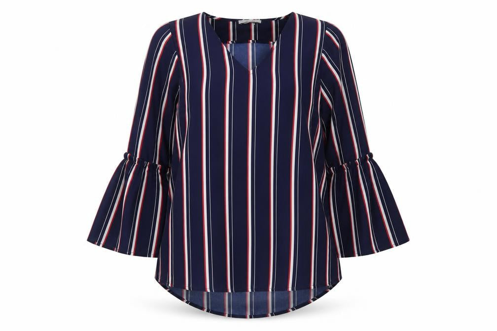 Marks and Spencer Women's Blue Striped Tunic, Size 12