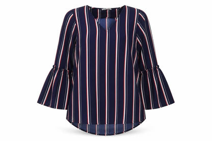 Marks and Spencer Women's Blue Striped Tunic, Size 12