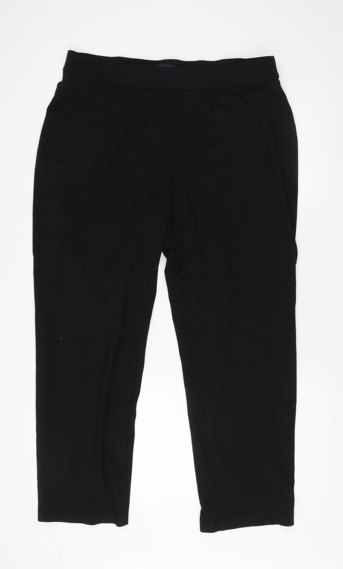 Womens UK Size 18 Marks and Spencer Regular Fit  Black Trousers