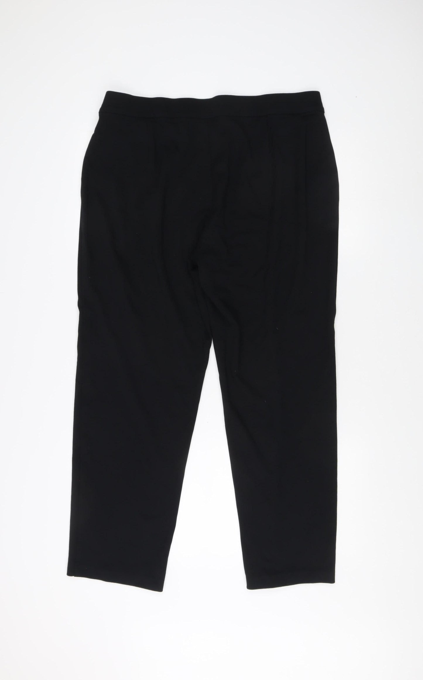 Womens UK Size 18 Marks and Spencer Regular Fit  Black Trousers
