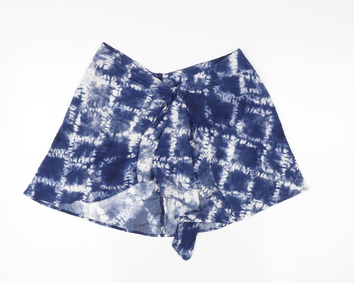 Bershka Women’s Blue Skirt Size 12 Viscose