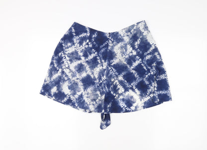 Bershka Women’s Blue Skirt Size 12 Viscose