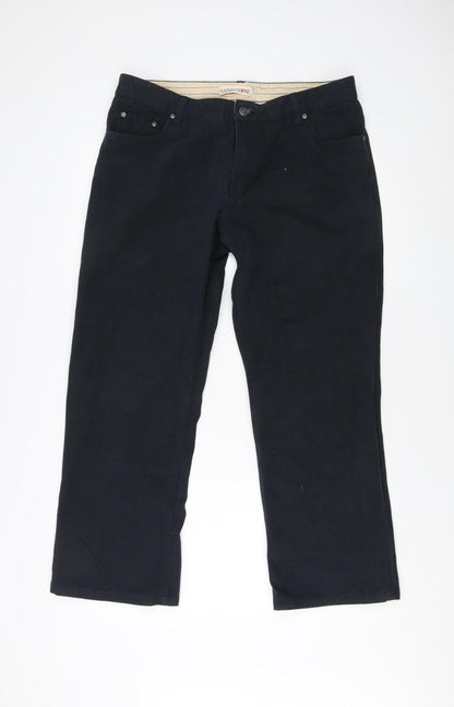 Sandstone Men's Blue Cotton Trousers Size 38