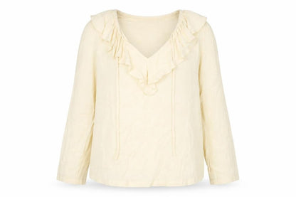 Womens UK Size 16 Marks and Spencer Ivory Basic Blouse