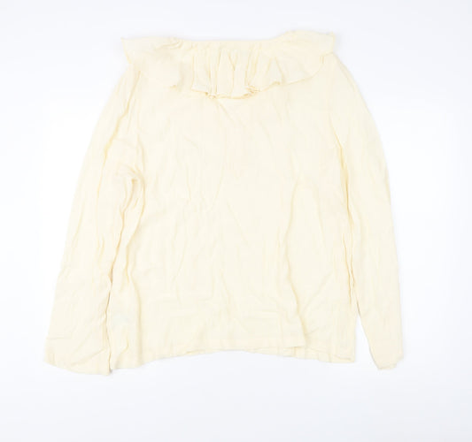 Womens UK Size 16 Marks and Spencer Ivory Basic Blouse