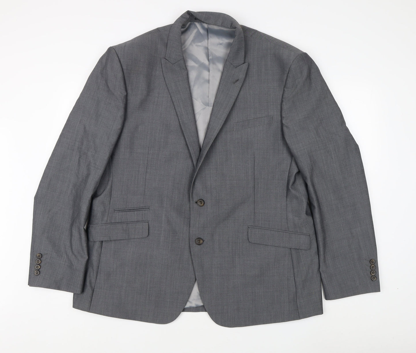 Mens UK Size 48 Fellini Regular Grey Suit Jacket