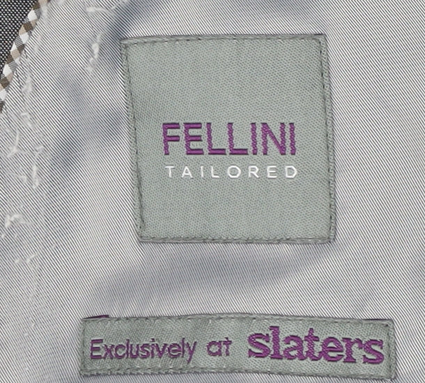 Mens UK Size 48 Fellini Regular Grey Suit Jacket