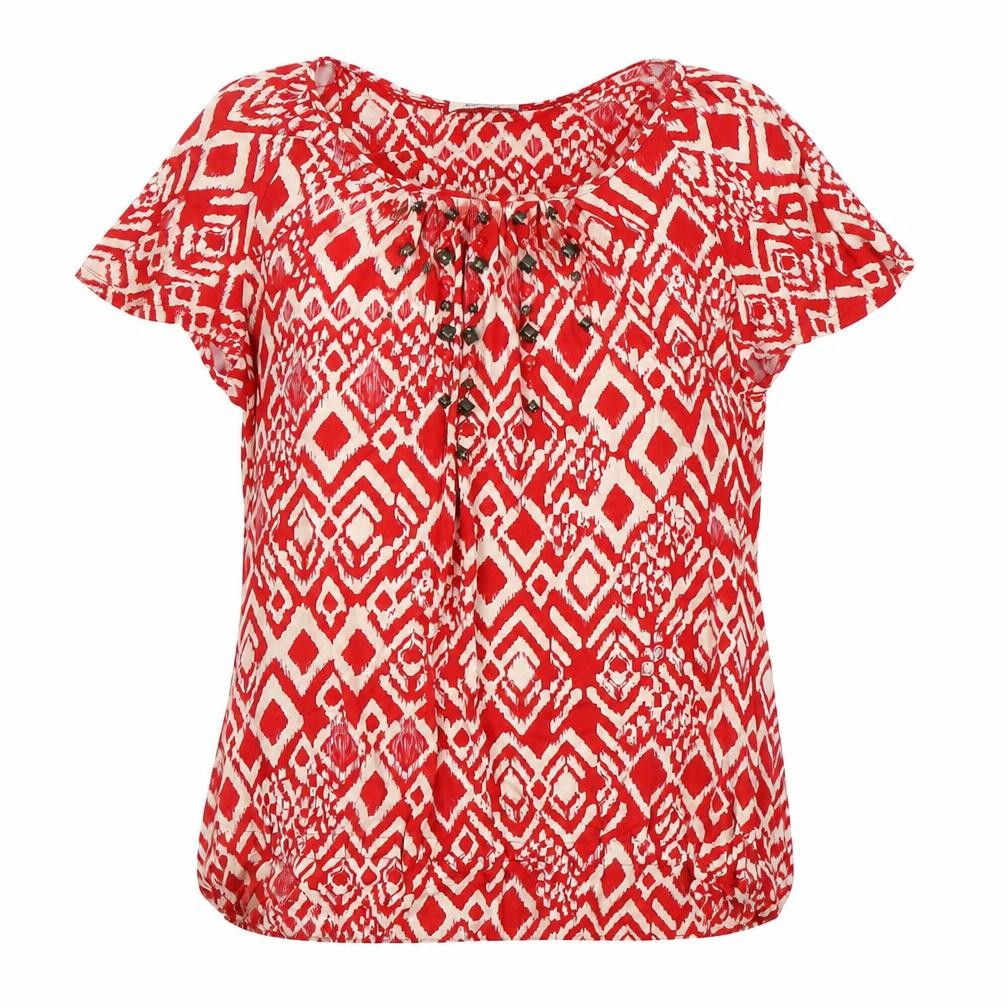 Womens UK Size 14 Marks and Spencer Multicoloured Basic Blouse
