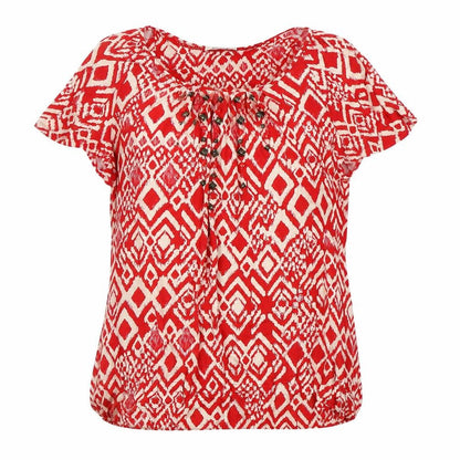 Womens UK Size 14 Marks and Spencer Multicoloured Basic Blouse