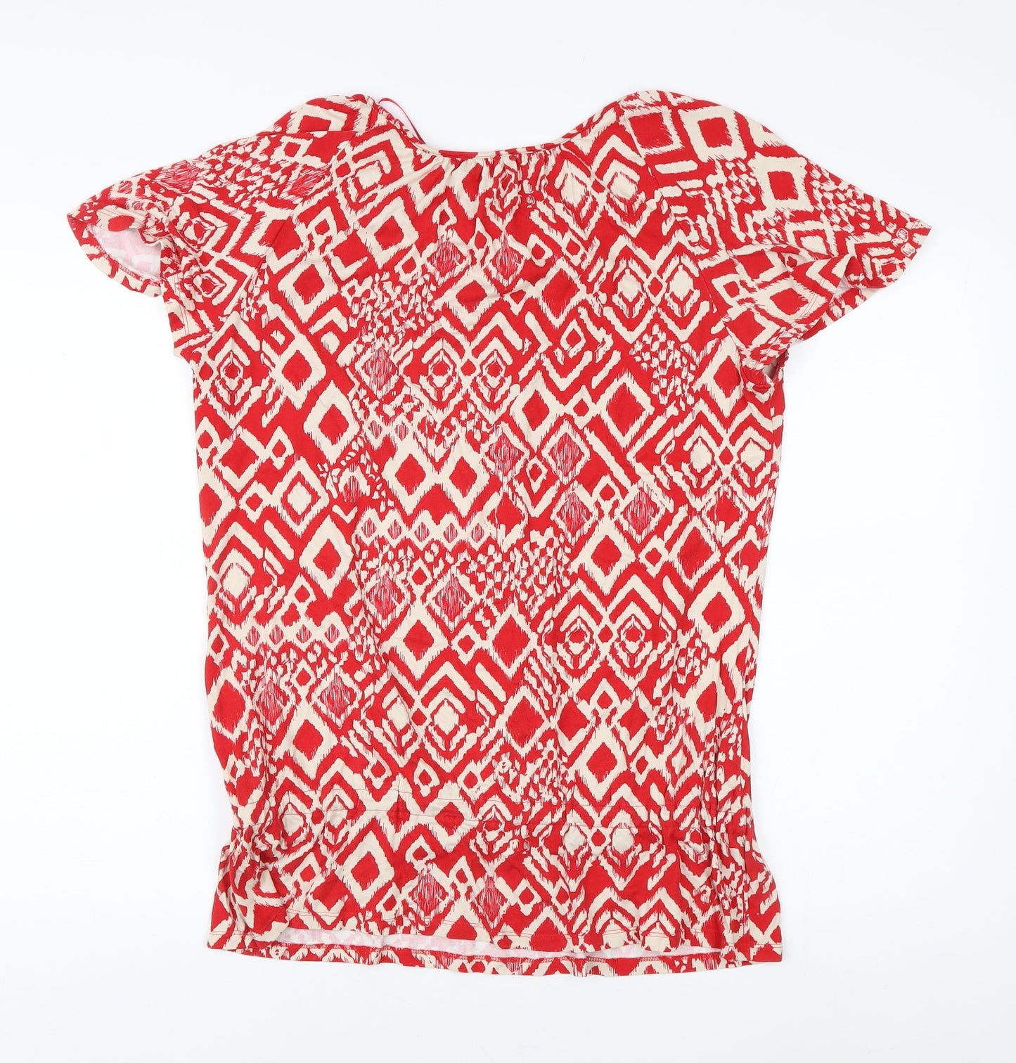 Womens UK Size 14 Marks and Spencer Multicoloured Basic Blouse